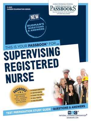 cover image of Supervising Registered Nurse